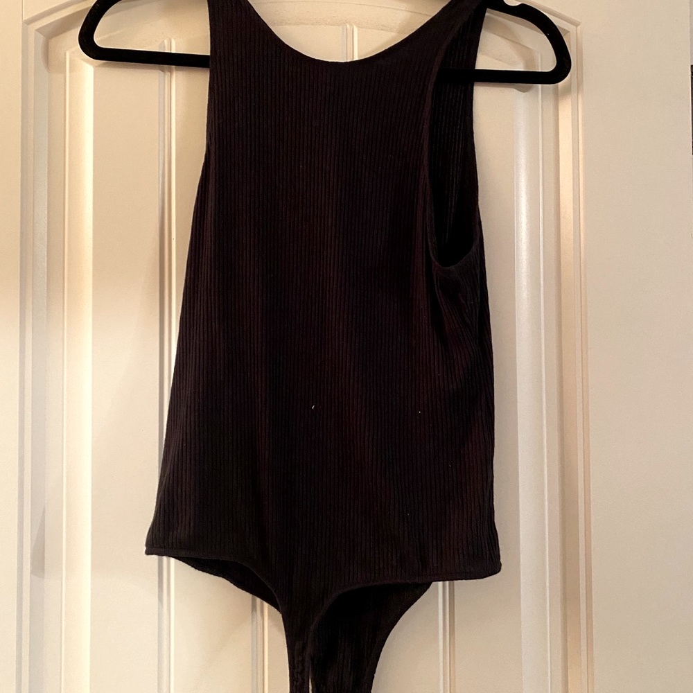 Free People Black Body Suit